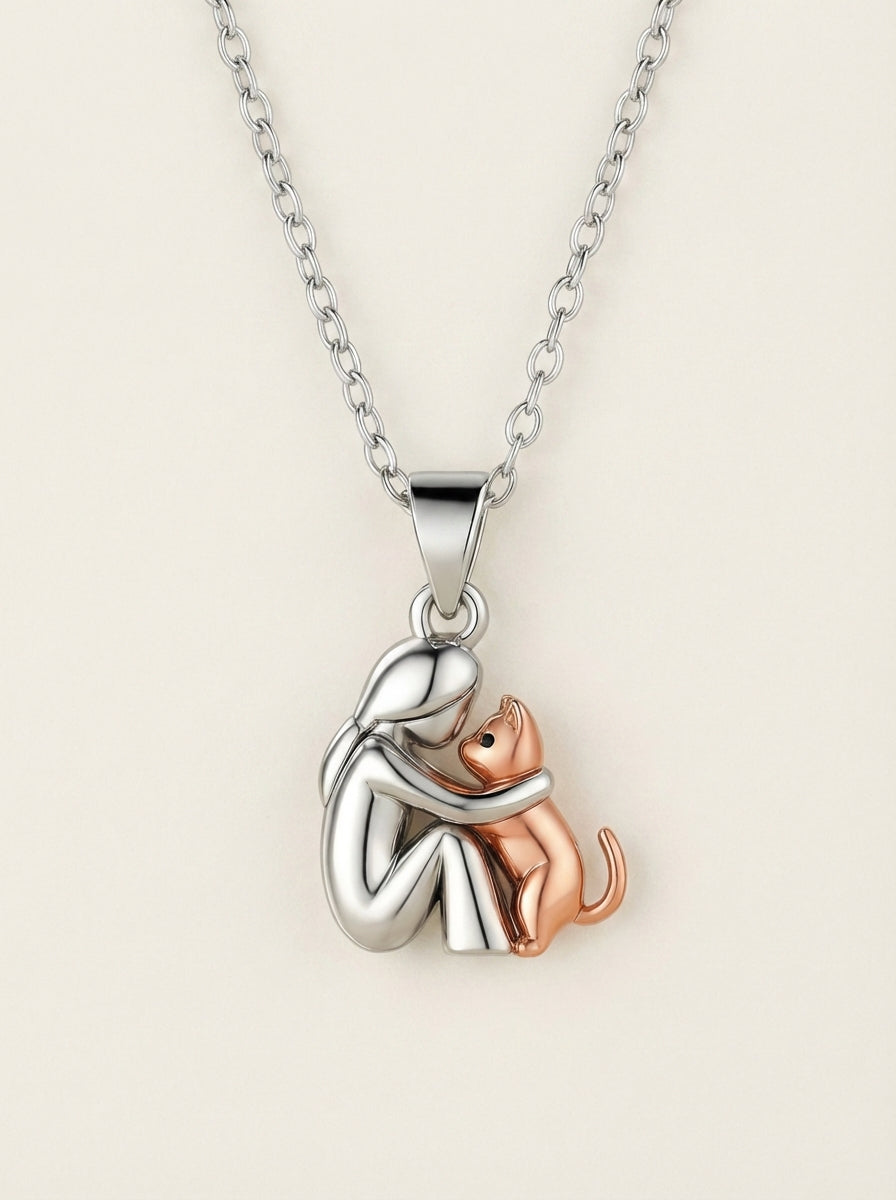 Agathe – Collier silhouette de chat