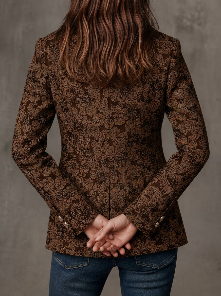 Françoise – Blazer en jacquard paisley