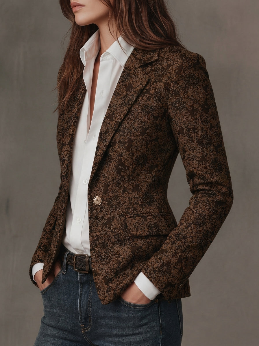 Françoise – Blazer en jacquard paisley